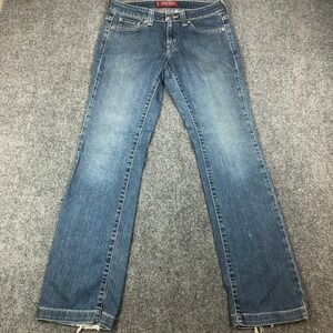 Levis 545 Nouveau Low Slim Boot Cut Stretch Jeans Blue Medium Wash Size 4M